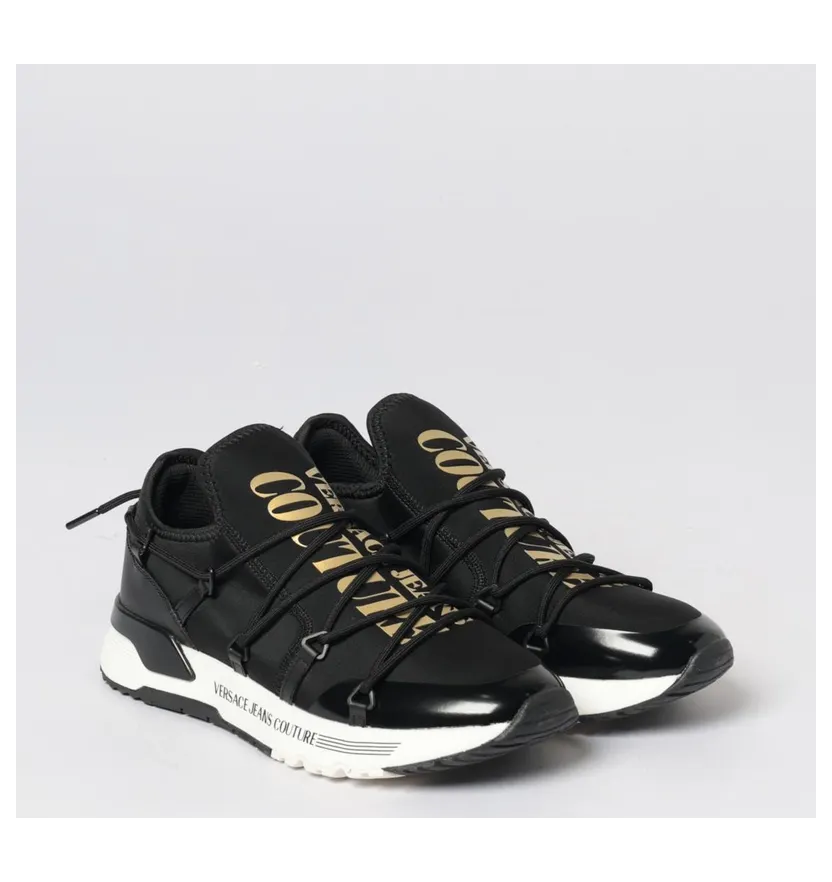 Versace Mesh Sneakers Black (80YA3SA6ZSE16899)
