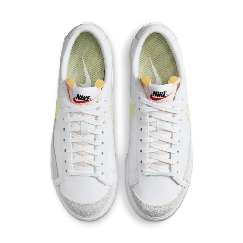 Nike BLAZER LOW PLATFORM “WHITE LIFE LIME” (DJ0292-115)
