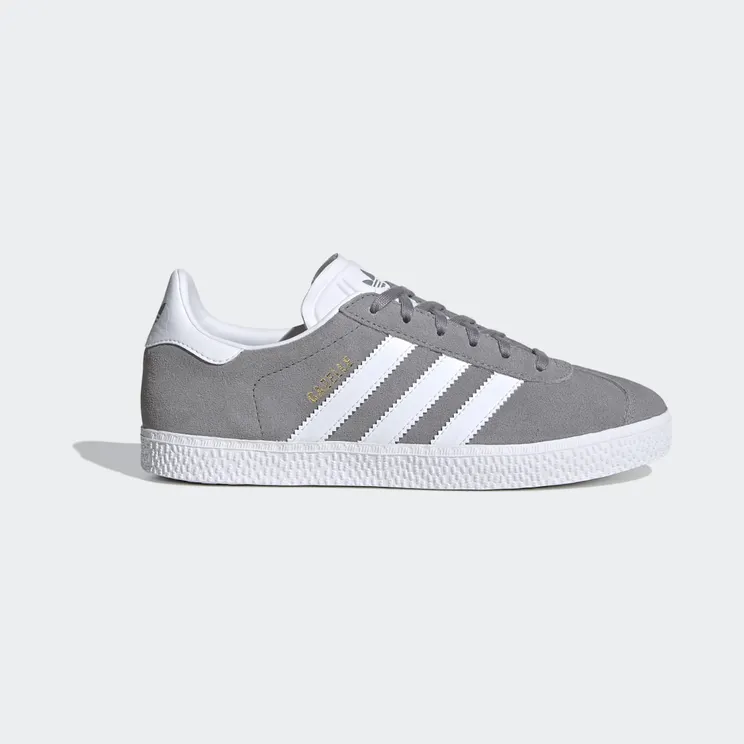 adidas Gazelle Grey Three / Cloud White / Gold Metallic (FW0716)
