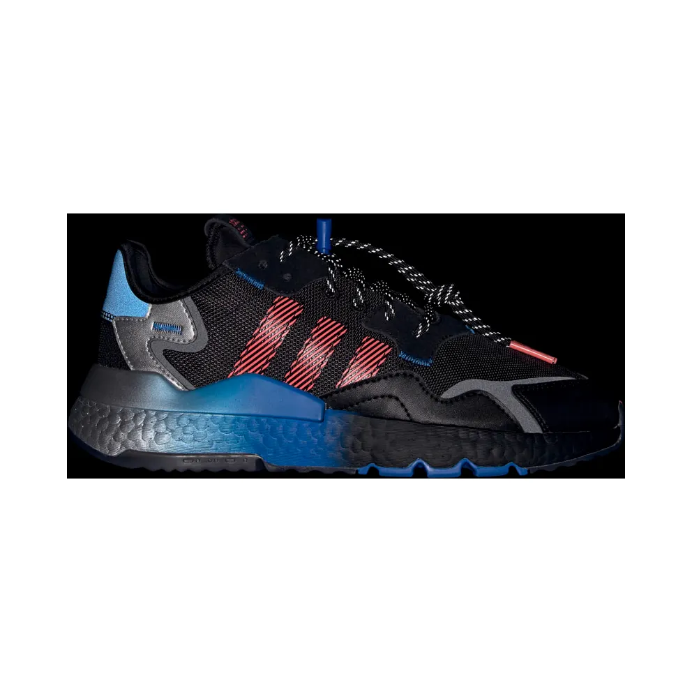 Adidas Nite Jogger ‘Black Flash Red Blue’ Core Black/Trace Grey Metallic/Flash Red (FW4275)