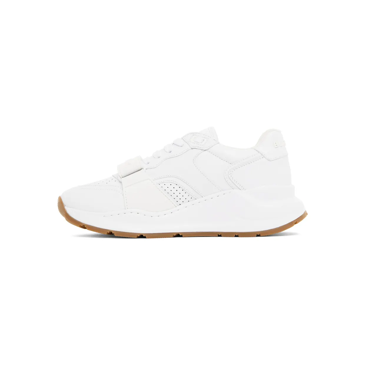 Burberry White Perforated Low-Top Sneakers (8052973) (3)