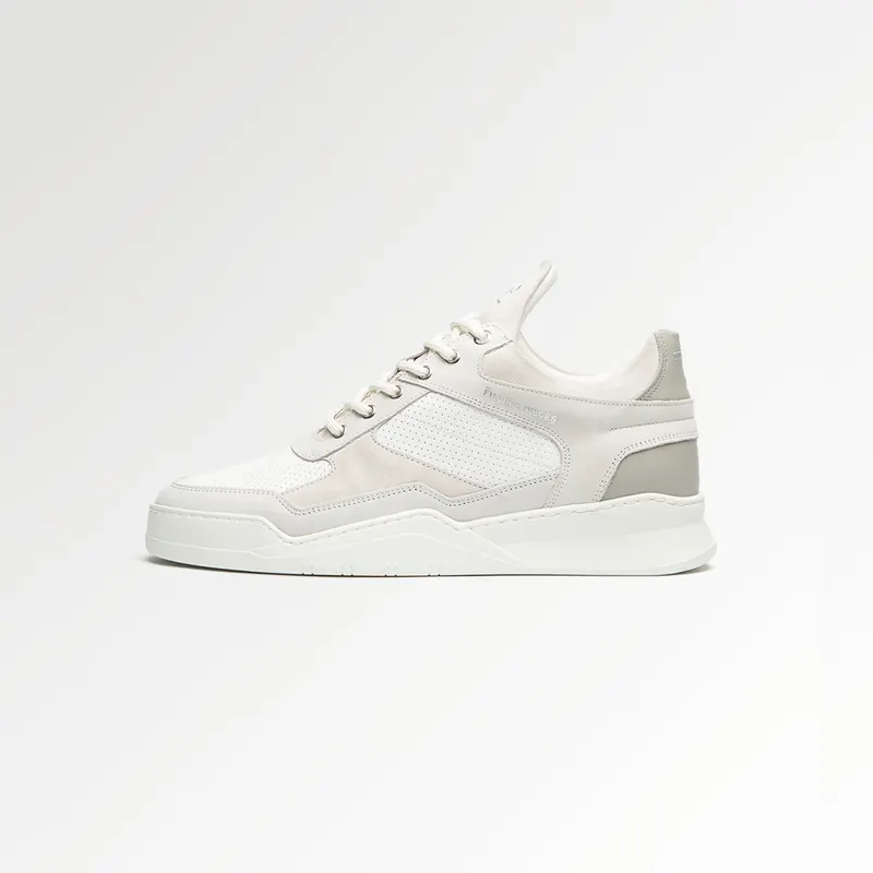 Filling Pieces Low Top Ghost Paneled White