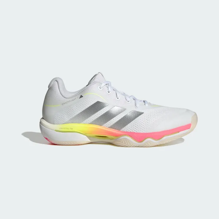 adidas Crazyflight 7 “Cloud White / Iron Metallic / Solar Turbo” (IH7270)