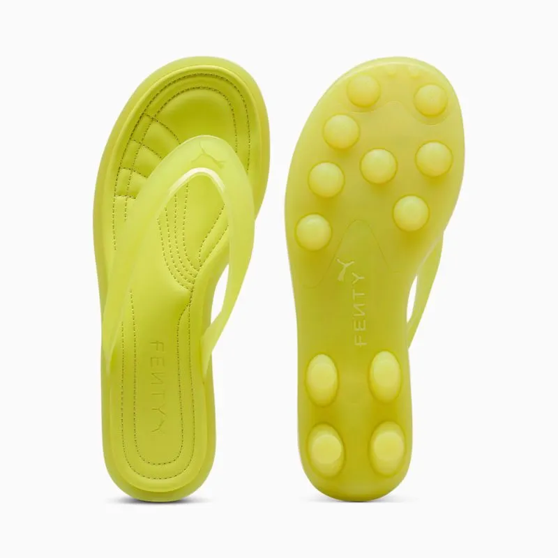 Puma Cat Cleat Sandals Fenty Lime Green (404775-01)