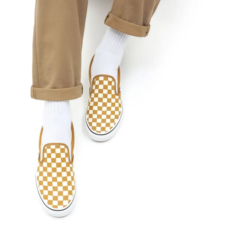 VANS Checkerboard Classic Slip-on Shoes Brown (VN0A33TB9HN)