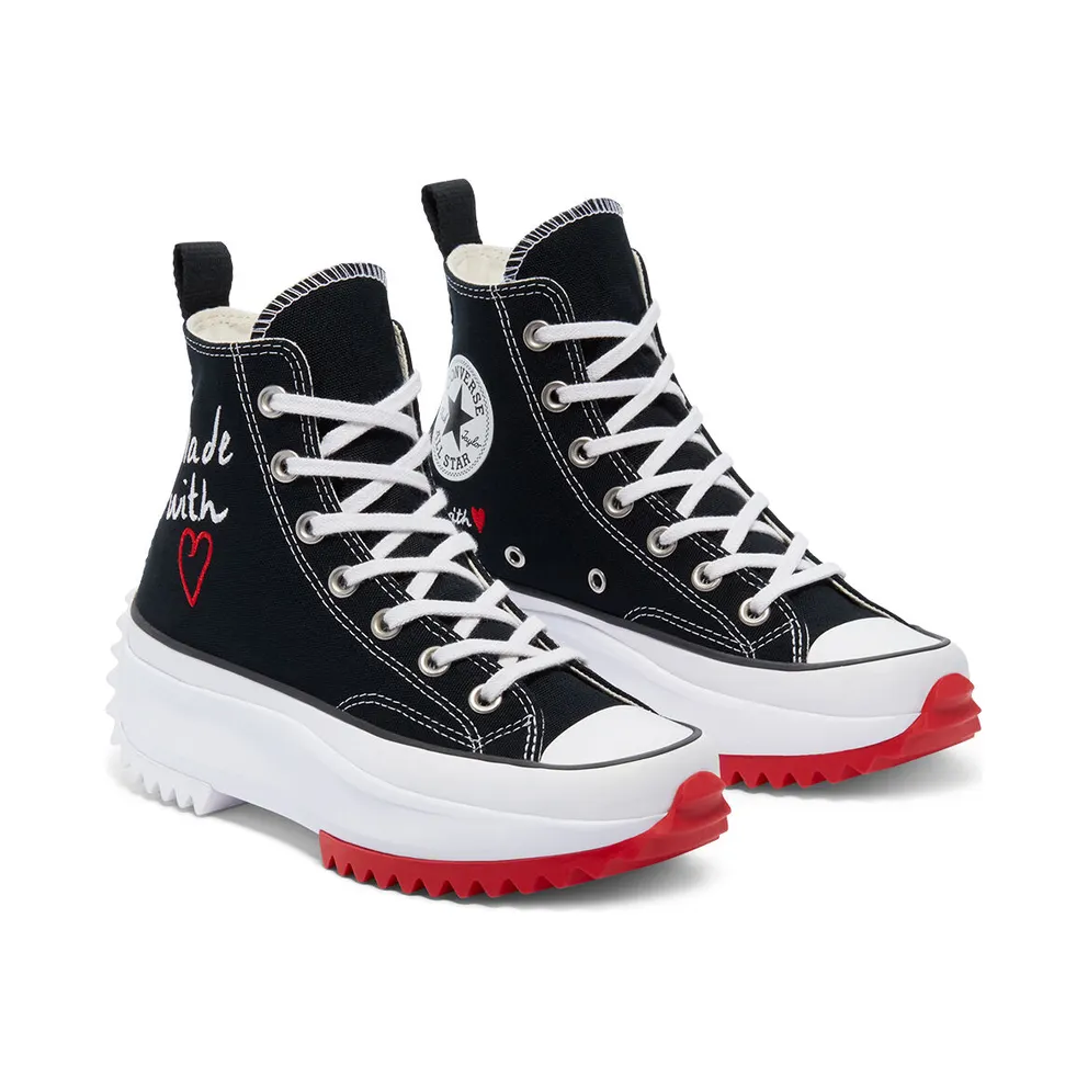 Converse Valentine’s Day Run Star Hike High Top Black/white/university Red (171120C)