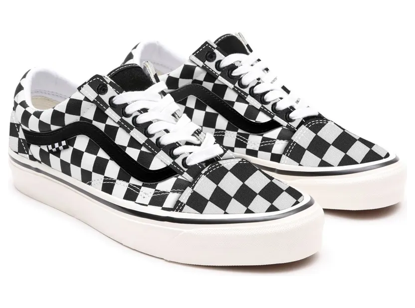 VANS Gepersonaliseerde Checkerboard Old Skool Skate Zwart (VN0A3CS0009)