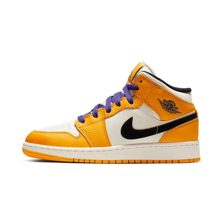 Jordan 1 Mid SE Lakers (GS)