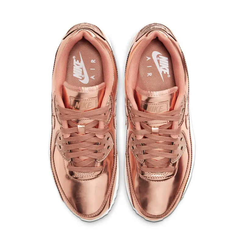 Nike Womens Air Max 90 ‘Metallic Pack’ Rose Gold (2020) (CQ6639-600)