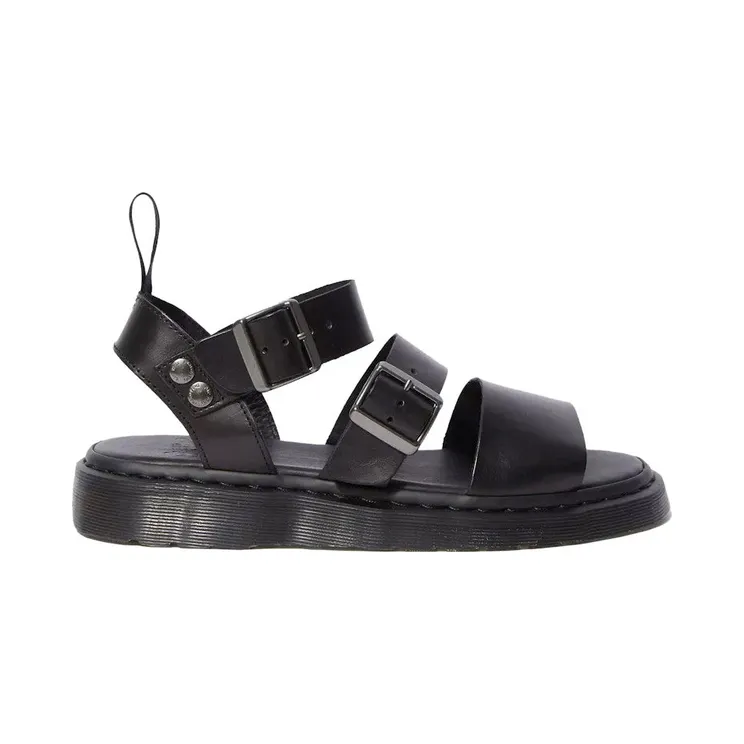 Dr. Martens Gryphon Brando Leather Gladiator Sandals Black (15695001)