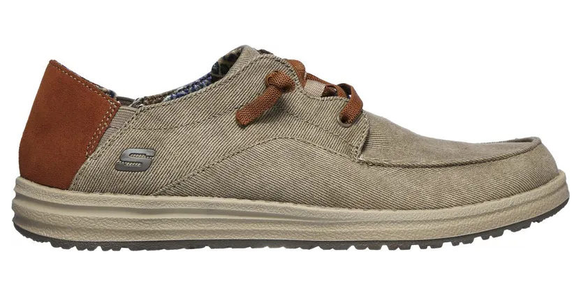 Skechers Relaxed Fit: Melson – Planon Sneaker Taupe
