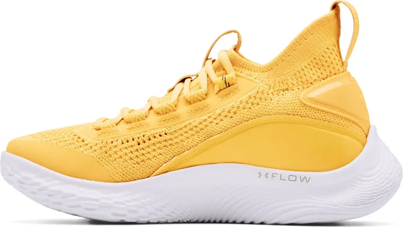 Under Armour Basketball Shoes Grade School Curry Flow 8 Yellow (3023527-701)