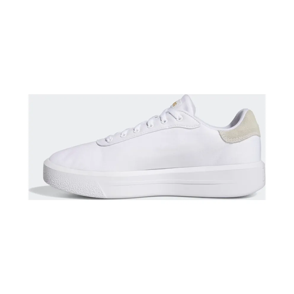 Adidas Court Platform CLN Cloud White / Gold Metallic / Core Black (GZ1689)
