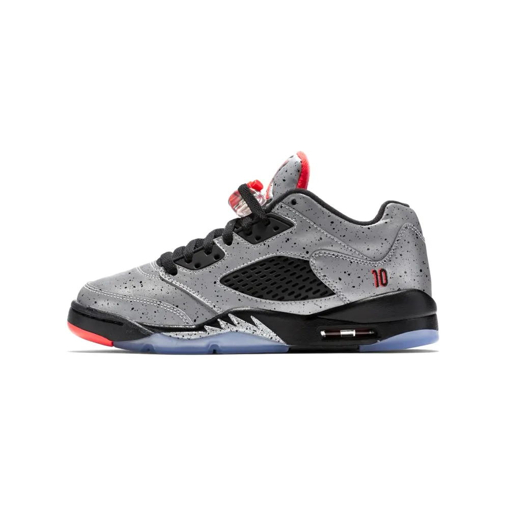Jordan 5 Retro Low Neymar (GS) Reflective Silver/Infrared 23-Black (846316-025)