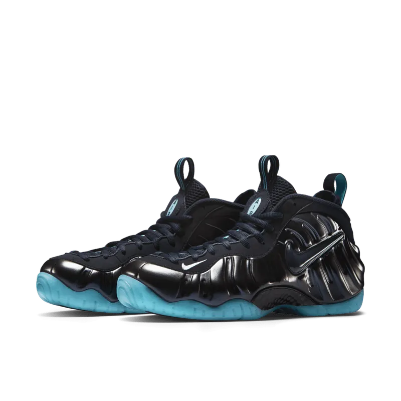 Nike Air Foamposite Pro Dark Obsidian Dark Obsidian/Dark Obsidian-Blue Aquamarine (624041-402)