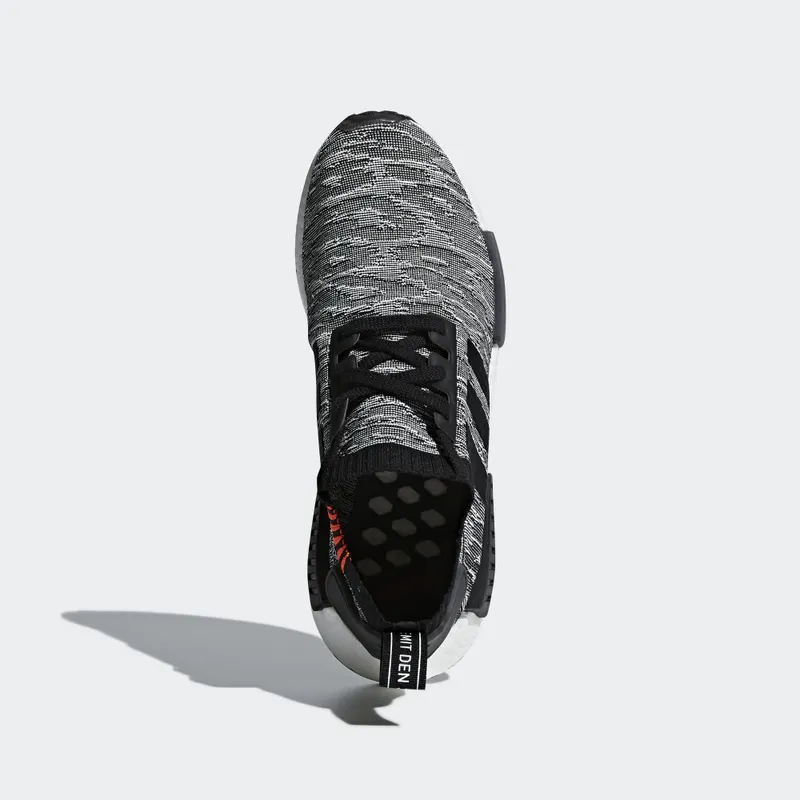adidas NMD R1 Black Glitch Core Black/Core Black/Solar Red (CQ2444)
