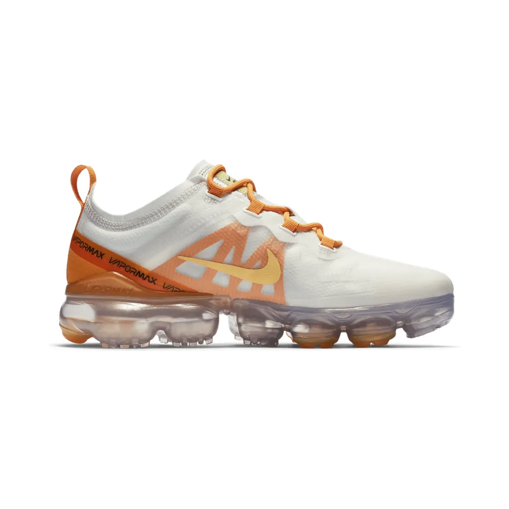 Nike Air VaporMax 2019 White Orange Peel (W) Summit White/Topaz Gold-Orange Peel (AR6632-102)