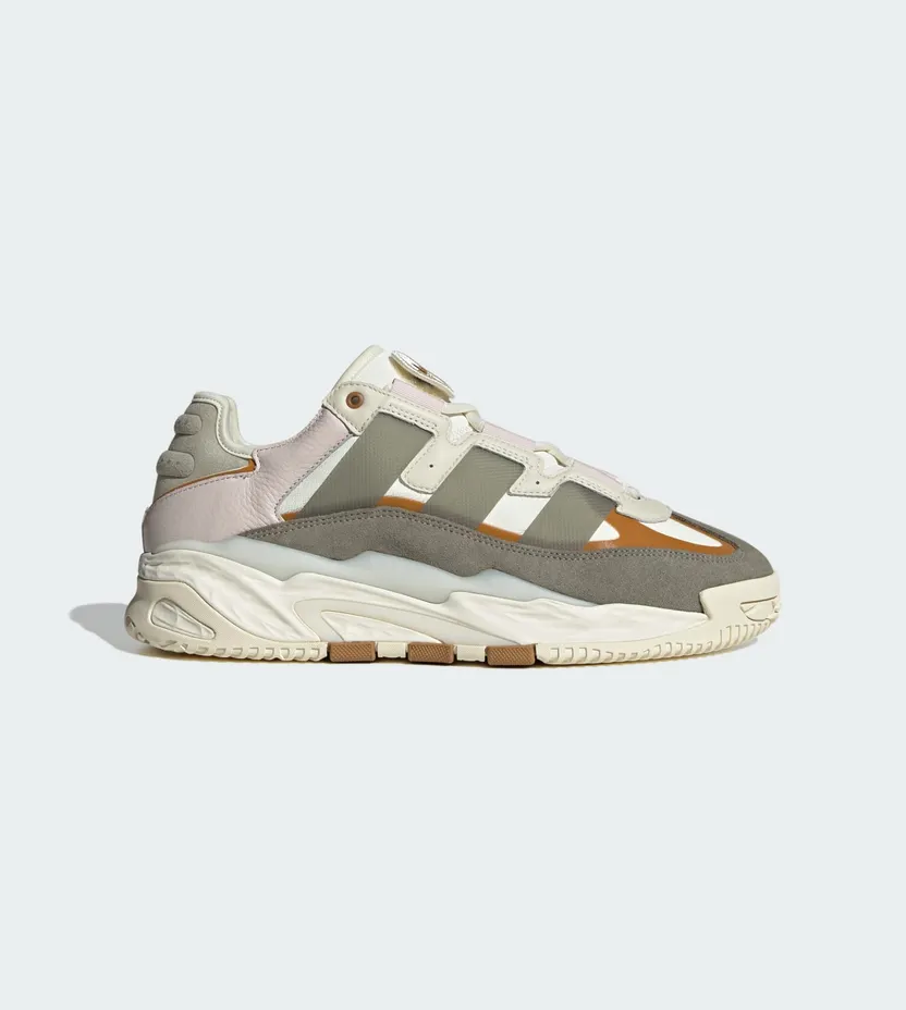 Adidas Niteball Shoes Off White / Silver Pebble / Mesa (ID1119)