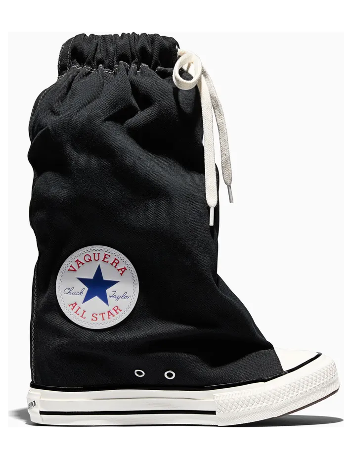 Vaquera x Converse (W) Chuck Taylor All Star XHi Slouch Wedge ‘Black’ (A17687C)