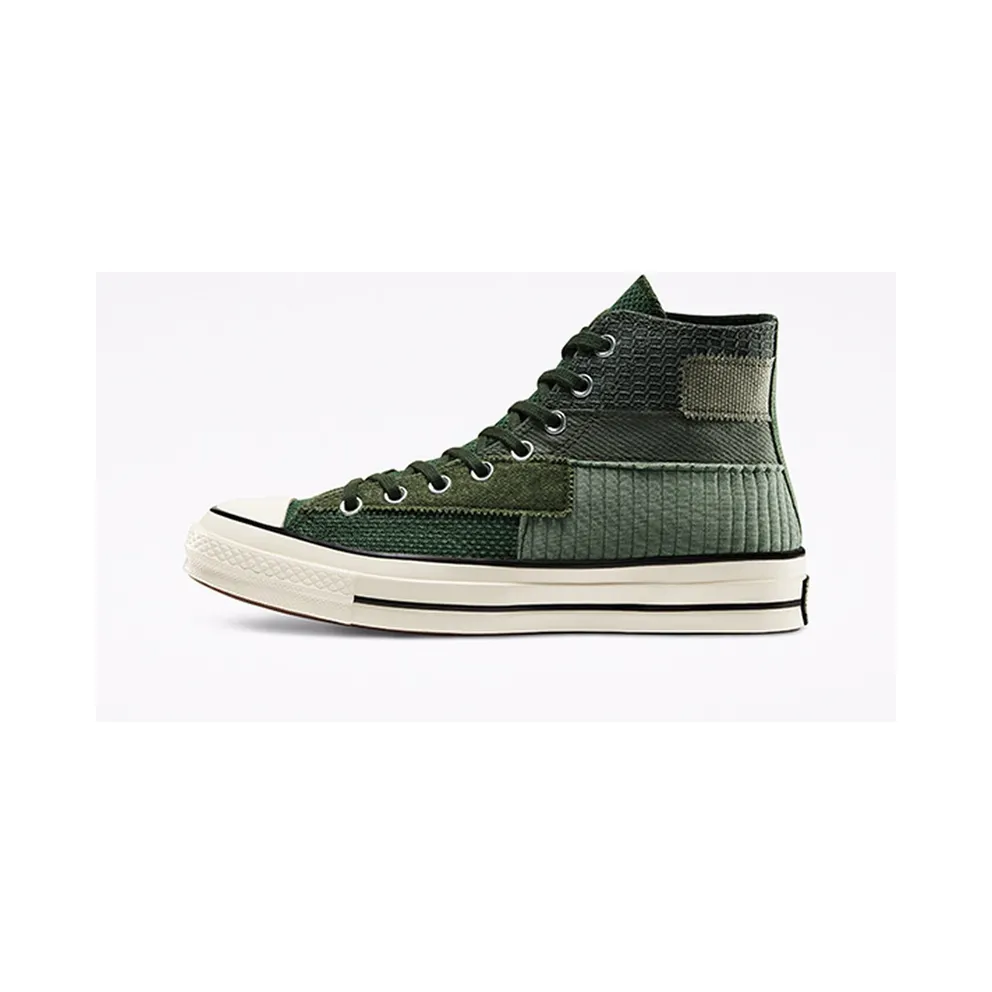 Converse Mono Patchwork Chuck 70 High Top Forest Egret Forest/Egret/Black (167138C)