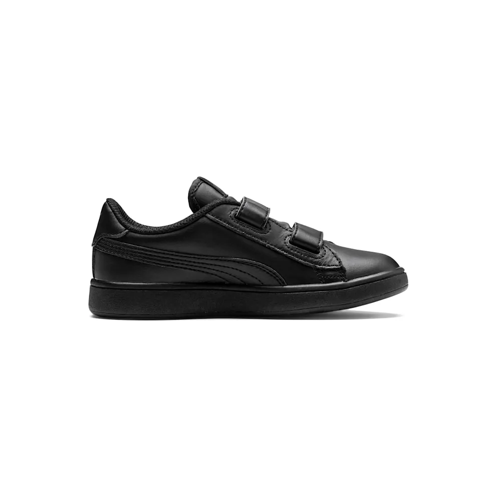 PUMA Smash V2 Kids’ Black/Black (365173-01)