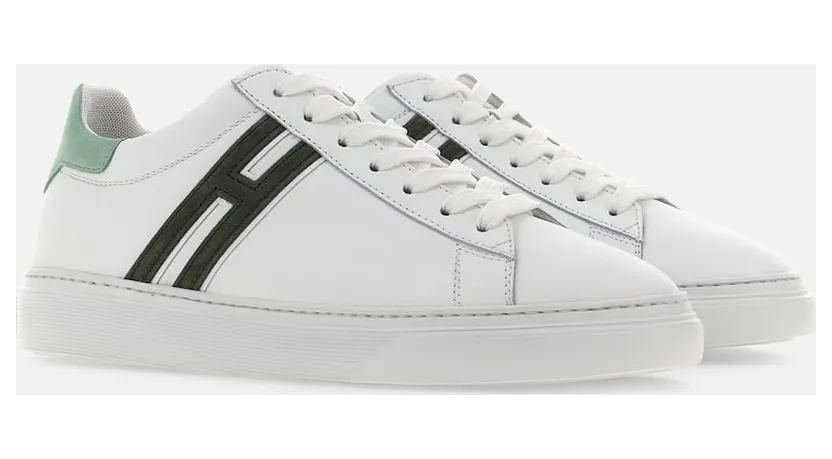 Sneakers Hogan H365 Green White (HXM3650J310QBL543Q)