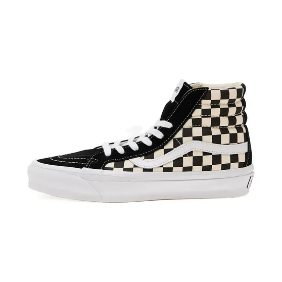 Vans Sk8-Hi Reissue 38 LX “Checkerboard Black / Off White” (VN000CR02BO1)