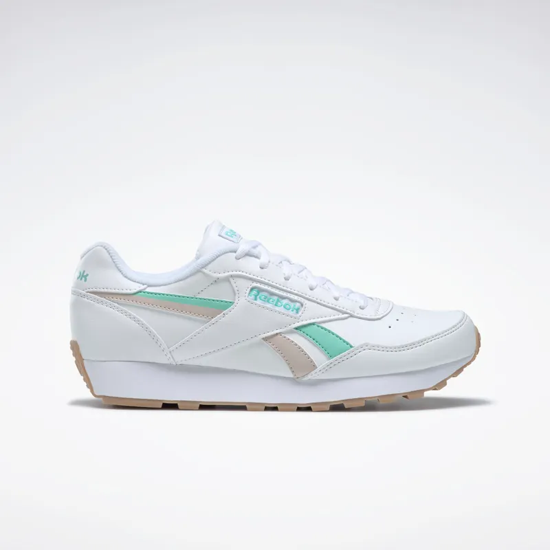 Reebok Rewind Run Shoes Cloud White / Semi Pixel Mint / Soft Ecru