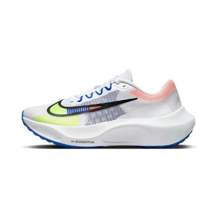 Nike Zoom Fly 5 PRM White Racer Blue Volt “White / Racer Blue / Bright Crimson / Black” (DX1599-100)