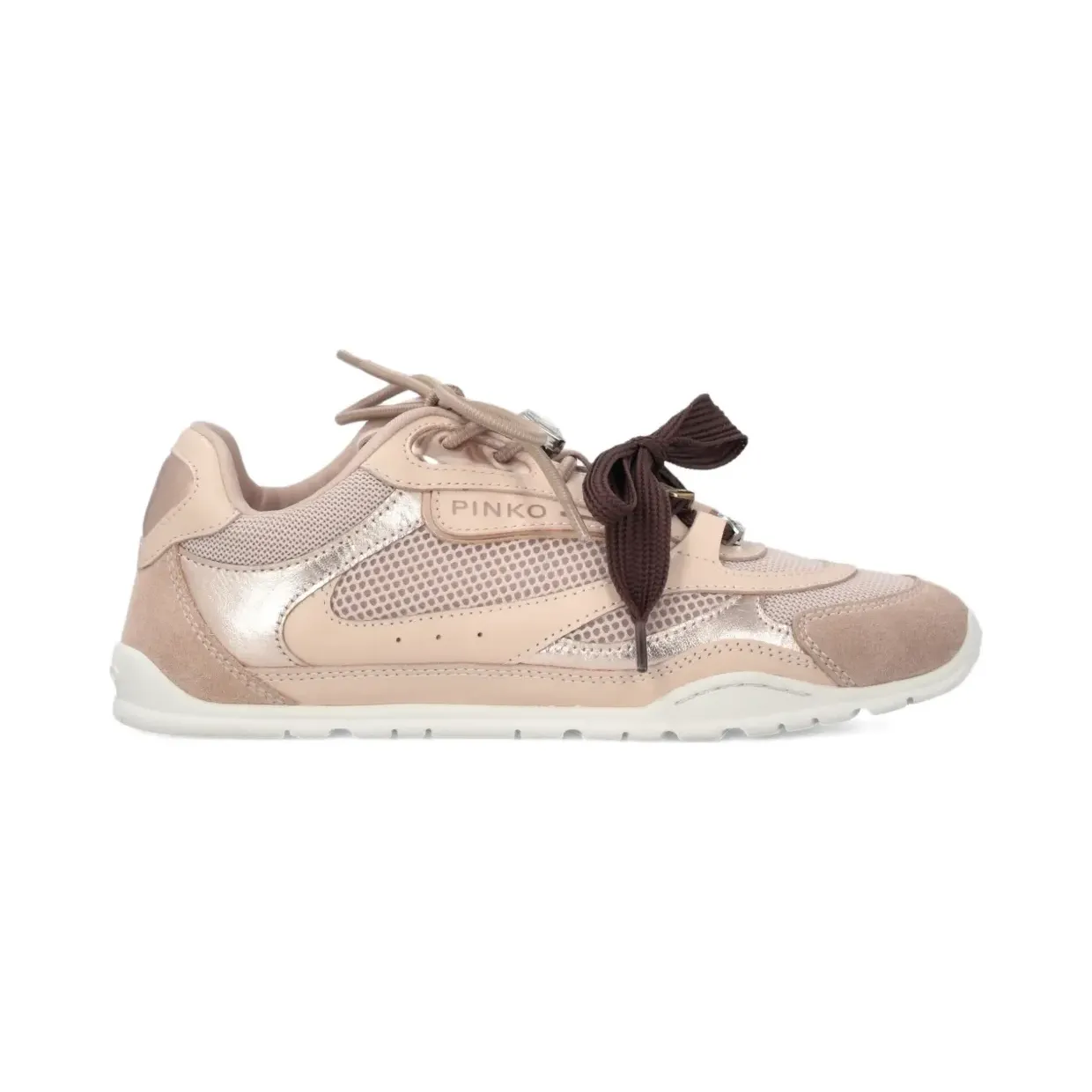 PINKO Sneakers met logo – Beige (SS0185P020)