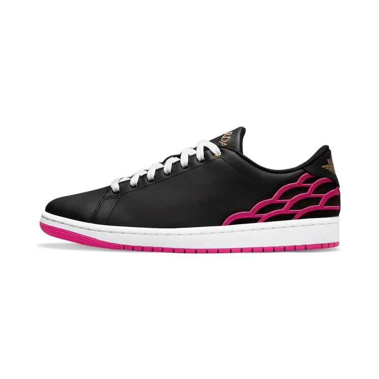 Nike Jordan Black Air Jordan 1 Centre Court Sneakers (DQ8577-001)