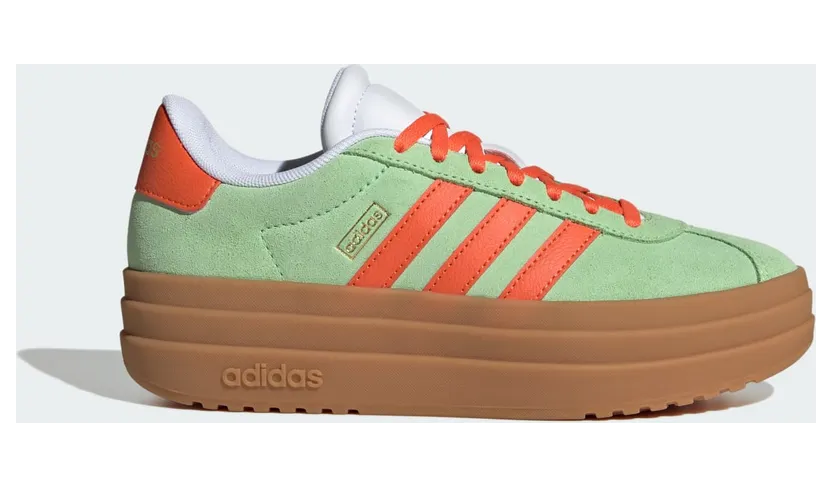 Adidas VL Court Bold Lifestyle Kids Semi Green Spark / Semi Impact Orange / Cloud White (JQ4557)