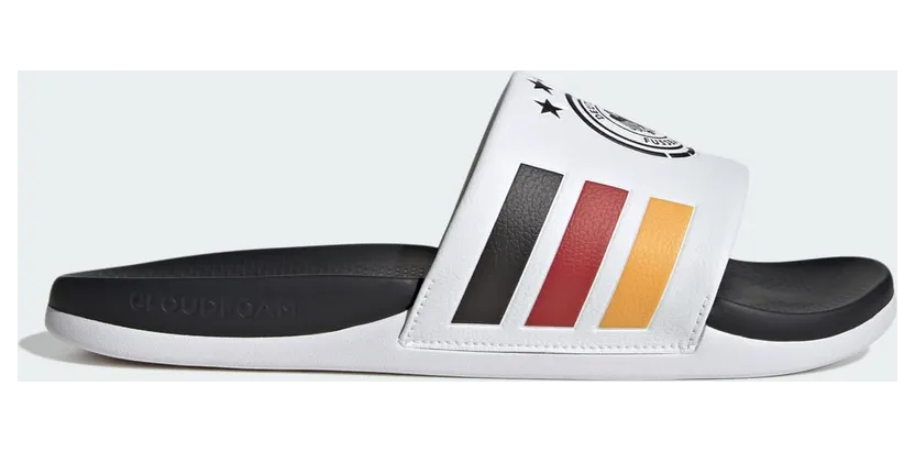 Adidas adilette Comfort 2.0 Duitsland Badslippers Cloud White / Core Black / Collegiate Gold (HQ2527)