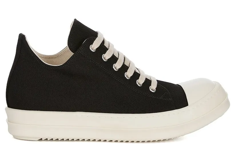 Rick Owens DRKSHDW Low Sneaks Black Milk (DS02E7802-DO-911)
