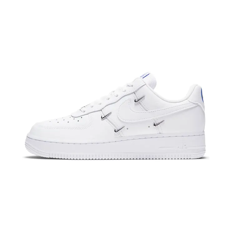 Nike Air Force 1 ’07 LX ‘Sisterhood – White Metallic Silver’ White/Hyper Royal/Black/White (CT1990-100)