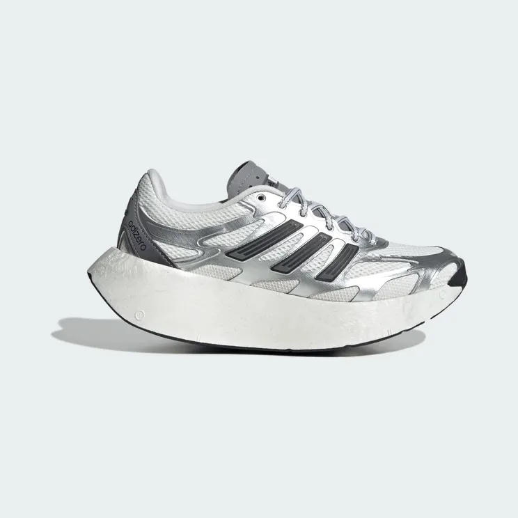 adidas Adizero Aruku Shoes Kids “Silver Metallic / Crystal White / Grey Three” (JR1203)