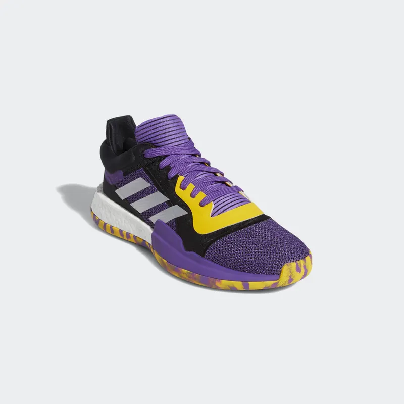 adidas Marquee Boost Low Lakers Black/Purple/Gold (G27746)