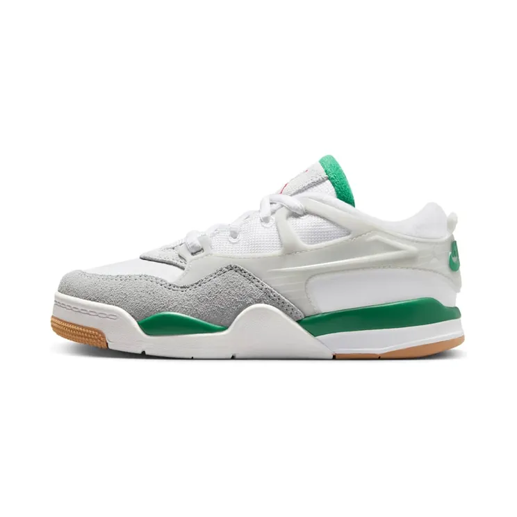 Jordan 4 RM “White / Neutral Grey / Wolf Grey / Pine Green” (FQ7936-103)