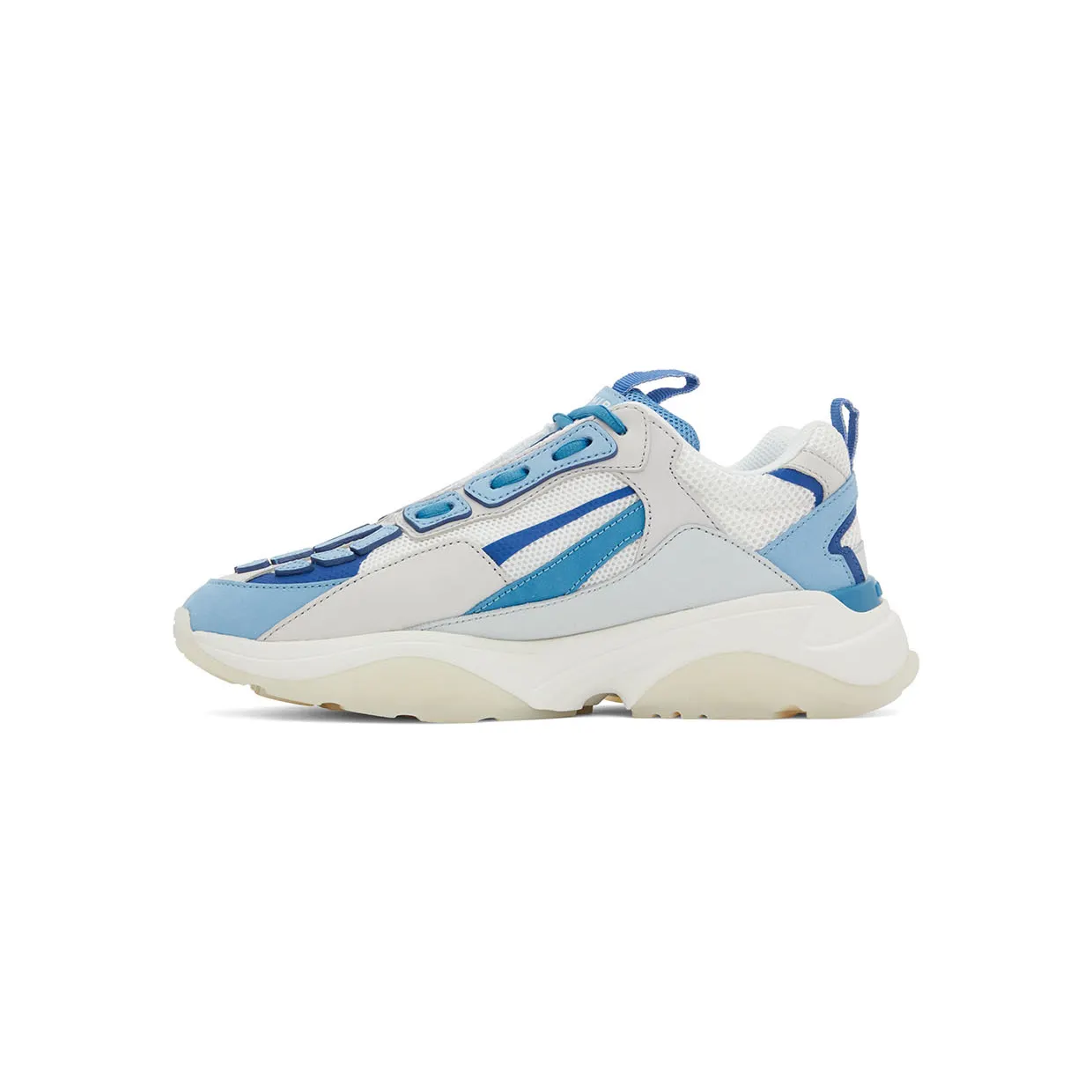 AMIRI White & Blue Bone Runner Low-Top Sneakers (PF22MFS001-878) (3)