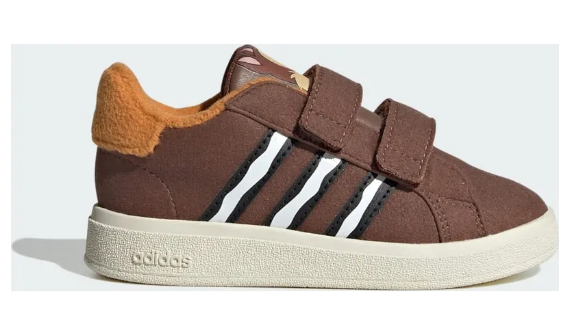 adidas Grand Court x Disney Chipmunks Preloved Brown / Core Black / Off White (IG0452)
