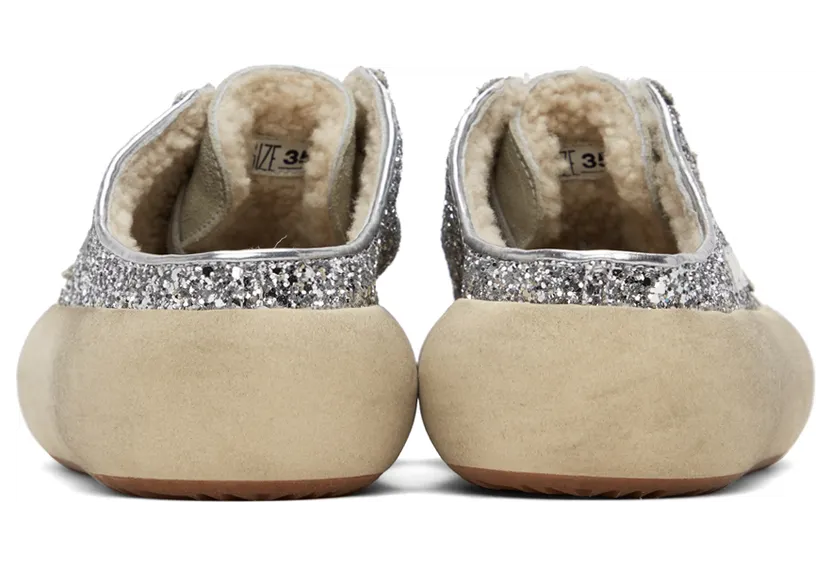 Golden Goose Silver Space-Star Sabot Sneakers (GWF00322.F002999.70136) (4)
