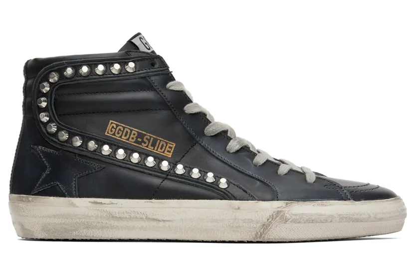 Golden Goose Black Slide Classic Sneakers (GMF00115.F000323.90100)
