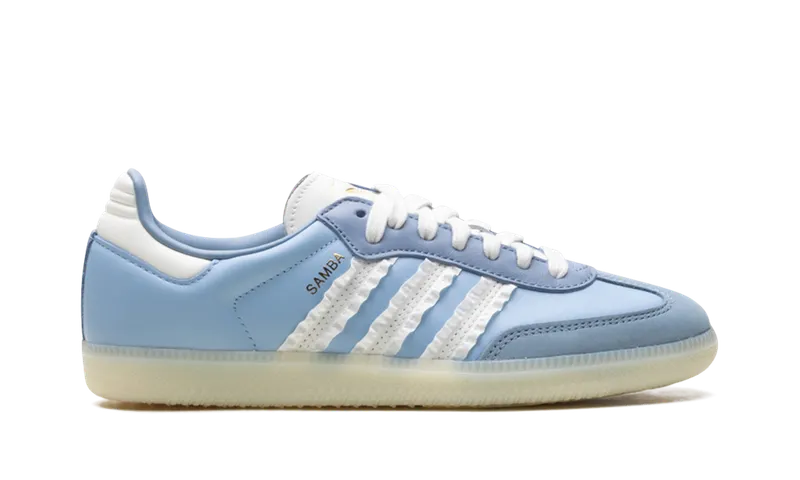 Adidas Samba “Ruffle Stripes – Clear Sky” (JR8829)