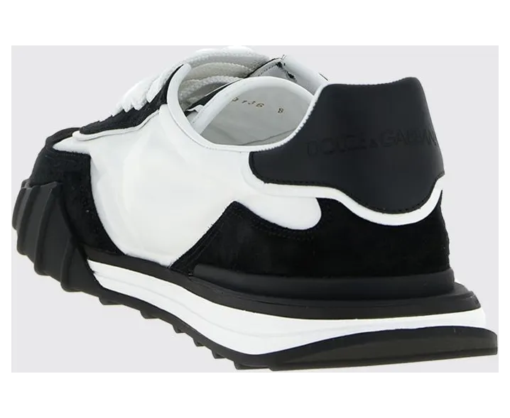 Dolce & Gabbana DG Athletic Suede and Nylon Sneakers White 1 (CS2384A013689697) (2)