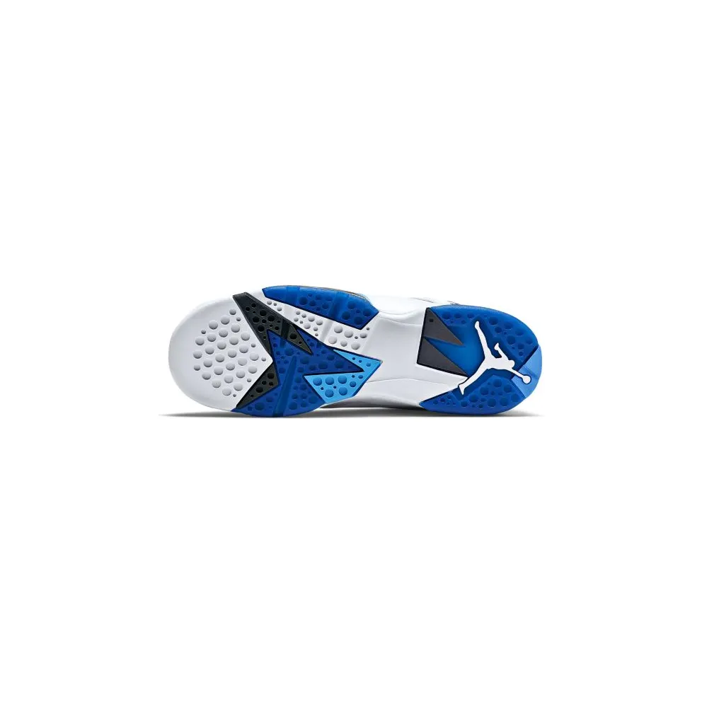 Jordan 7 Retro French Blue 2015 (GS) White/French Blue/Flint Grey (304774-107)