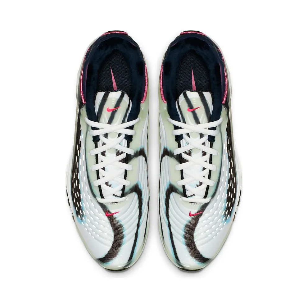 Nike Air Max Deluxe Enamel Green Enamel Green/Metallic Silver-Obsidian-Black-Deadly Pink-Cobalt Tint (AJ7831-301)