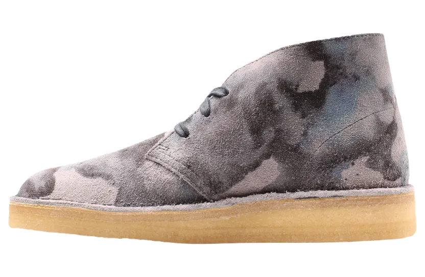 Clarks Desert Coal Camo Suede Chukka Boots “Blue” (26160188)