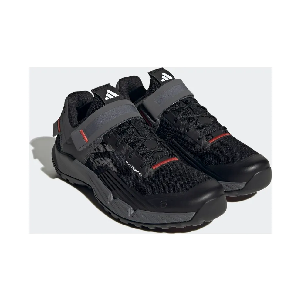 Adidas 5.10 TRAILCROSS CLIP-IN MOUNTAIN BIKING SHOES Core Black / Grey Three / Red (HP9931)