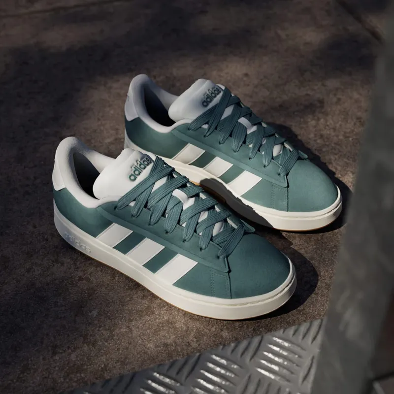 Adidas Grand Court Alpha Preloved Teal / Core White / Gum (JQ3007)