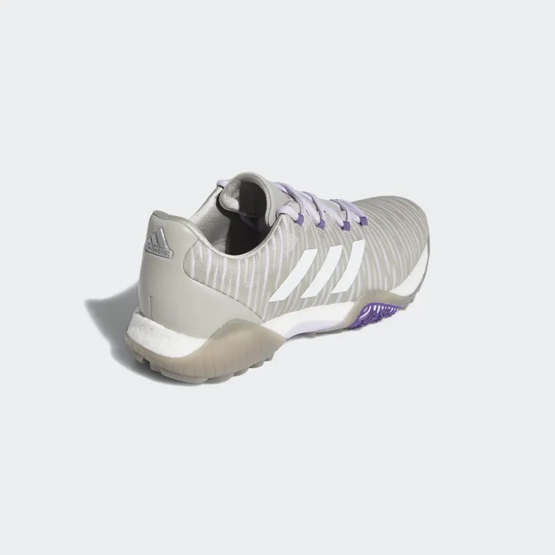 Adidas CodeChaos Golf Shoes Metal Grey / Crystal White / Purple Tint (EE9340)